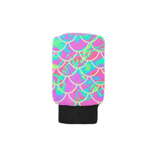 Load image into Gallery viewer, Pink Mermaid Scale Car Shift Knob Cover & Hand Brake Cover - Island Mermaid Tribe