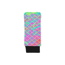 Load image into Gallery viewer, Pink Mermaid Scale Car Shift Knob Cover & Hand Brake Cover - Island Mermaid Tribe