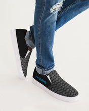 Load image into Gallery viewer, Fin Stalker Fish Scale Grey Men's Slip-On Canvas Shoe