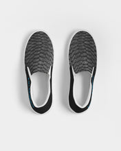 Load image into Gallery viewer, Fin Stalker Fish Scale Grey Men's Slip-On Canvas Shoe