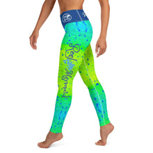 Load image into Gallery viewer, Mahi Print Yoga Leggings - Island Mermaid Tribe