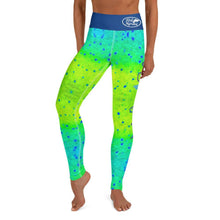 Load image into Gallery viewer, Mahi Print Yoga Leggings - Island Mermaid Tribe