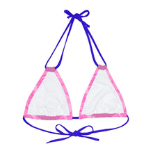 Load image into Gallery viewer, Pink Saltwater Camo Triangle Bikini Top