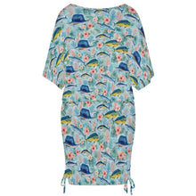 Load image into Gallery viewer, Bluewater Bloom Women’s side tie Short Sleeve Dress