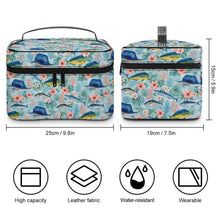 Load image into Gallery viewer, Make-up bag with Lychee pattern PU material