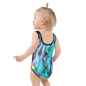 Abalone All-Over Print Kids Swimsuit