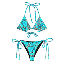Load image into Gallery viewer, Barrier Reef All-over print recycled string bikini