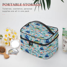 Load image into Gallery viewer, Make-up bag with Lychee pattern PU material