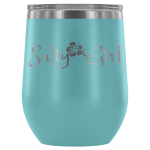 Salty Girl Stainless Steel Wine Tumbler (12 Color Options)