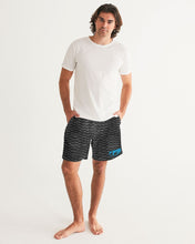 Load image into Gallery viewer, Fin Stalkers Fish Scale Grey Men&#39;s Swim Trunk