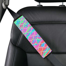 Load image into Gallery viewer, Pink Mermaid Scale Car Seat Belt Cover 7&#39;&#39;x12.6&#39;&#39; - Island Mermaid Tribe