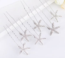 Load image into Gallery viewer, Starfish Hairpins