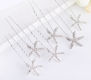 Starfish Hairpins
