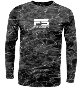 Fin Stalkers Mossy Oak Elements XT Long Sleeve Shirt available in Blacktip, Bonefish and Marlin colors!