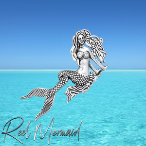 Moveable Mermaid with Gemstones Sterling Silver Pendant | Gift for Mermaid | Gift for her
