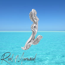Load image into Gallery viewer, Mermaid Sterling Silver Pendant | Gift for Mermaid | Gift for her