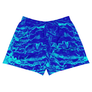Royal Mermaflage Women's Athletic Shorts