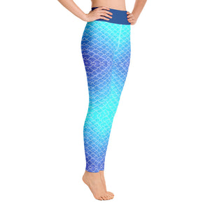 Custom Text Yoga Mermaid Leggings