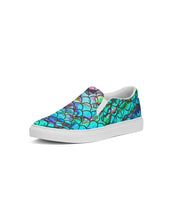 Load image into Gallery viewer, Mermaid Blues Women&#39;s Slip-On Canvas Shoe