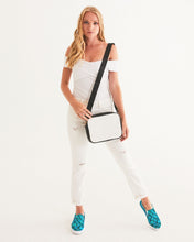 Load image into Gallery viewer, Mermaid Teals Slip on Canvas Shoe