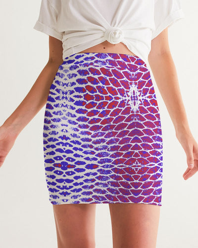 Patriotic Scales Women's Mini Skirt