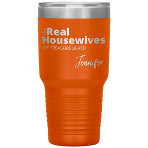 The Real Housewives 30 oz Tumbler with your location and name - Island Mermaid Tribe