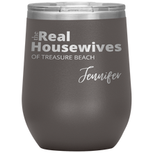 Load image into Gallery viewer, The Real Housewives Wine Tumbler with your location and name - Island Mermaid Tribe
