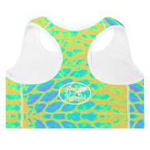 Load image into Gallery viewer, Yellow Tail Padded Sports Bra