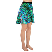 Load image into Gallery viewer, Abalone Print Skater Skirt - Island Mermaid Tribe